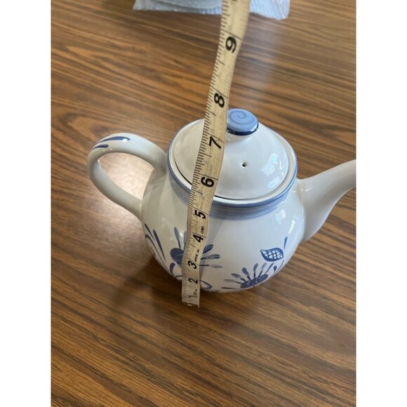 Corelle Coordinates stoneware white blue pitcher - Picture 7 of 11